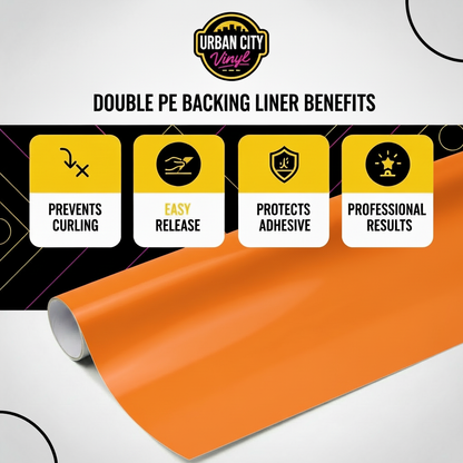Orange vinyl PE liner