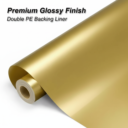Premium Glossy Finish - Gold Vinyl