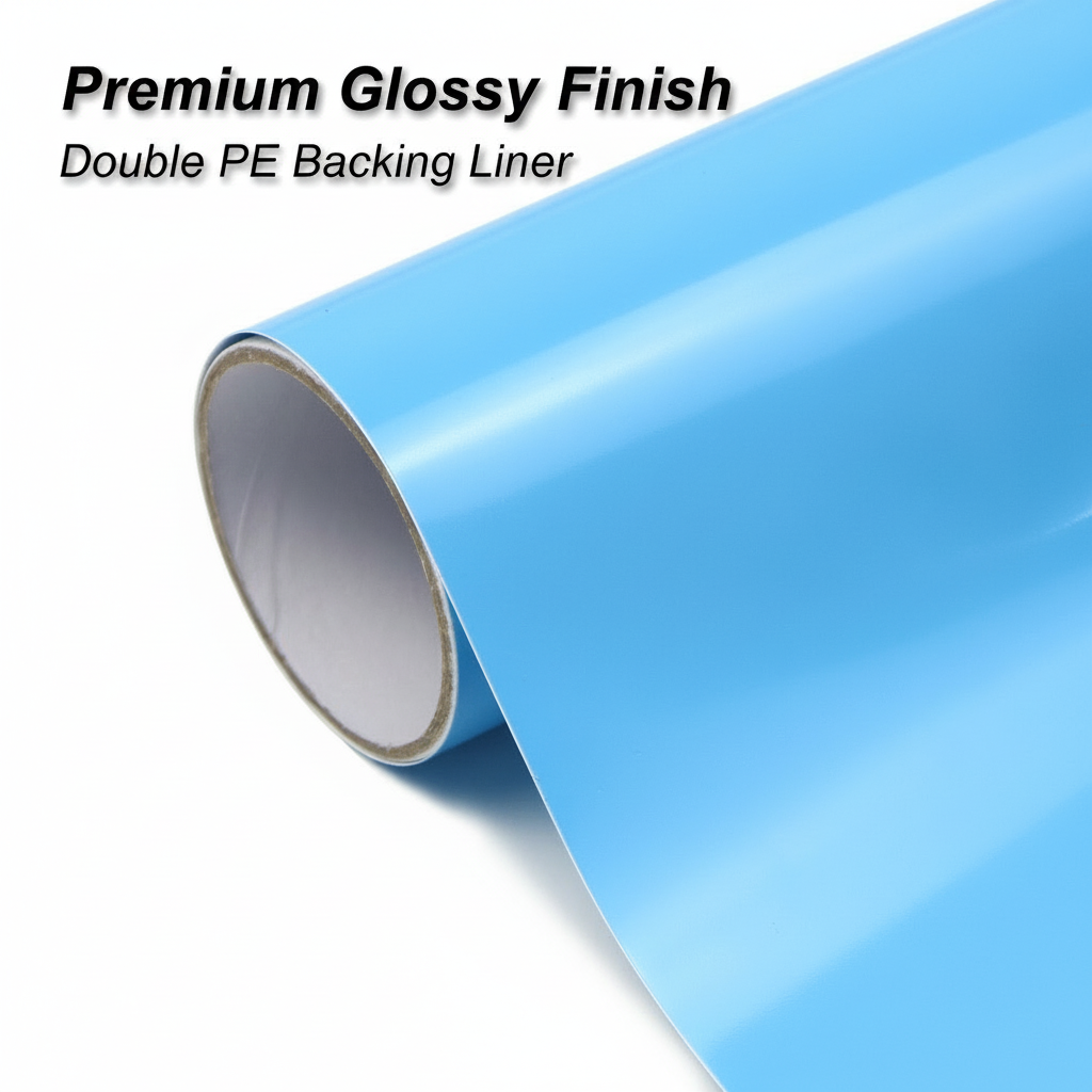 Premium Glossy Finish - Ice Blue