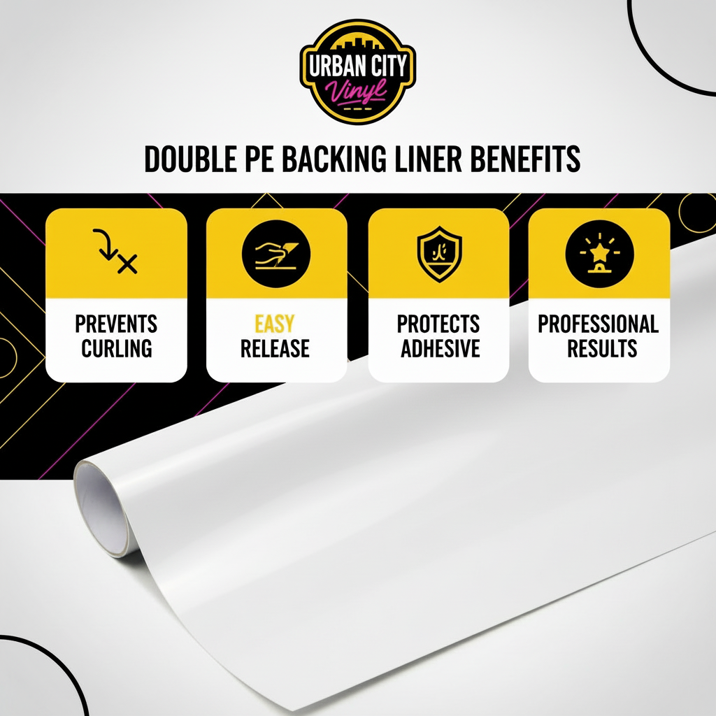 White vinyl PE liner benefits